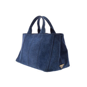 Prada Canapa Denim Tote